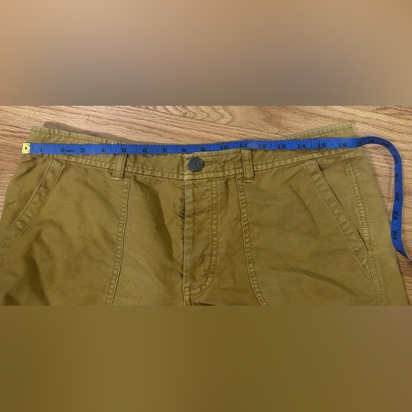 J. Crew Women’s Short - Size 10 - Linen/Cotton Blend - Mustard Yellow - Picture 6 of 8